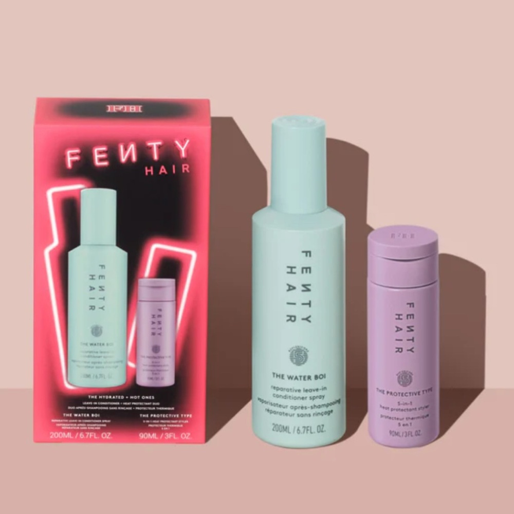 Fenty Beauty Hair Duo —conditioner spray and heat protector